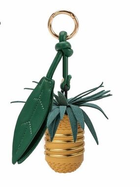 Milie Blanco-Anthropologie Pineapple Yellow Bag Charm